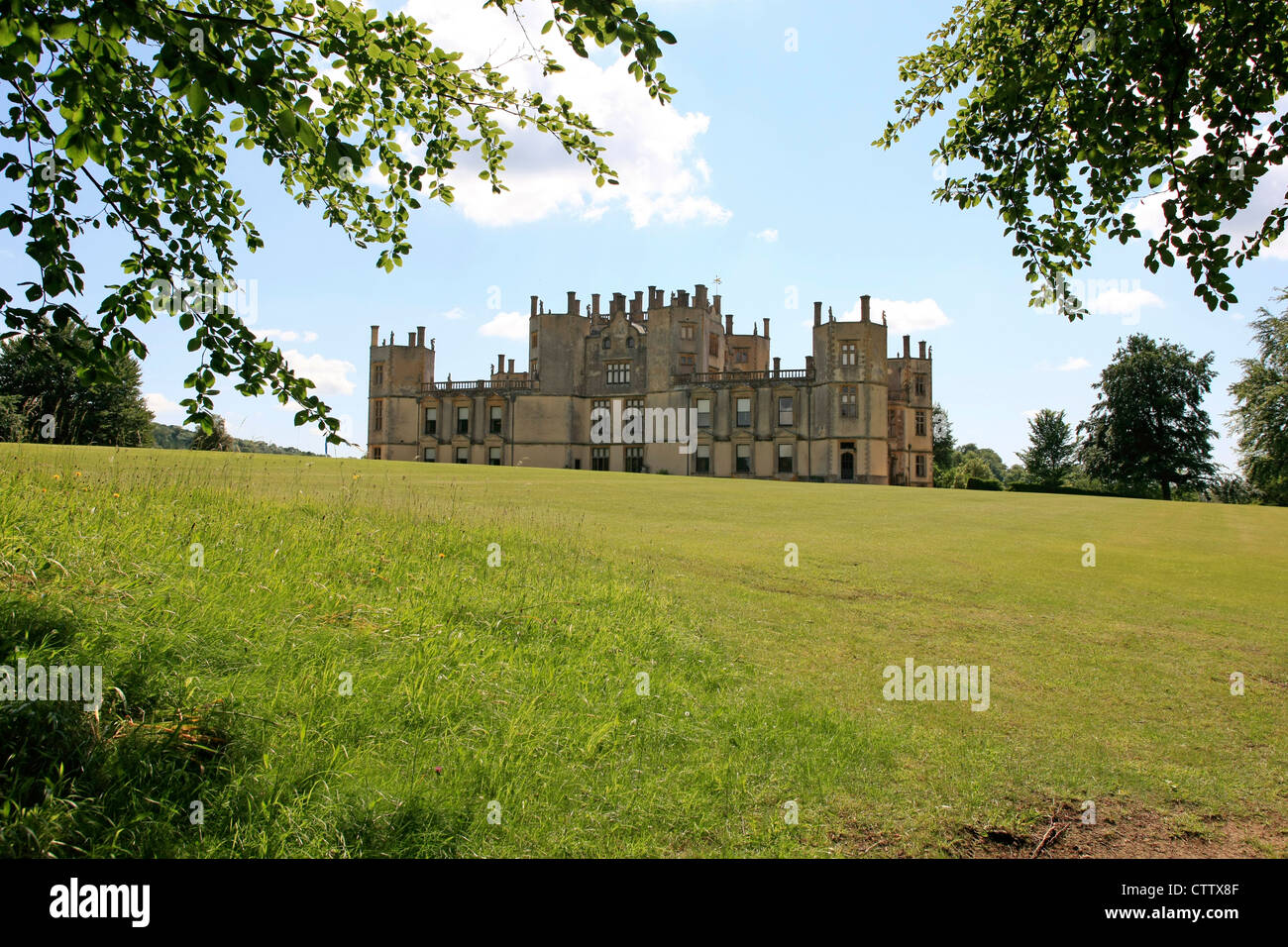Sherborne Castle Dorset. Built in 1594 for Sir Walter Raleigh and bought by Sir John Digby in 1617 Stock Photo