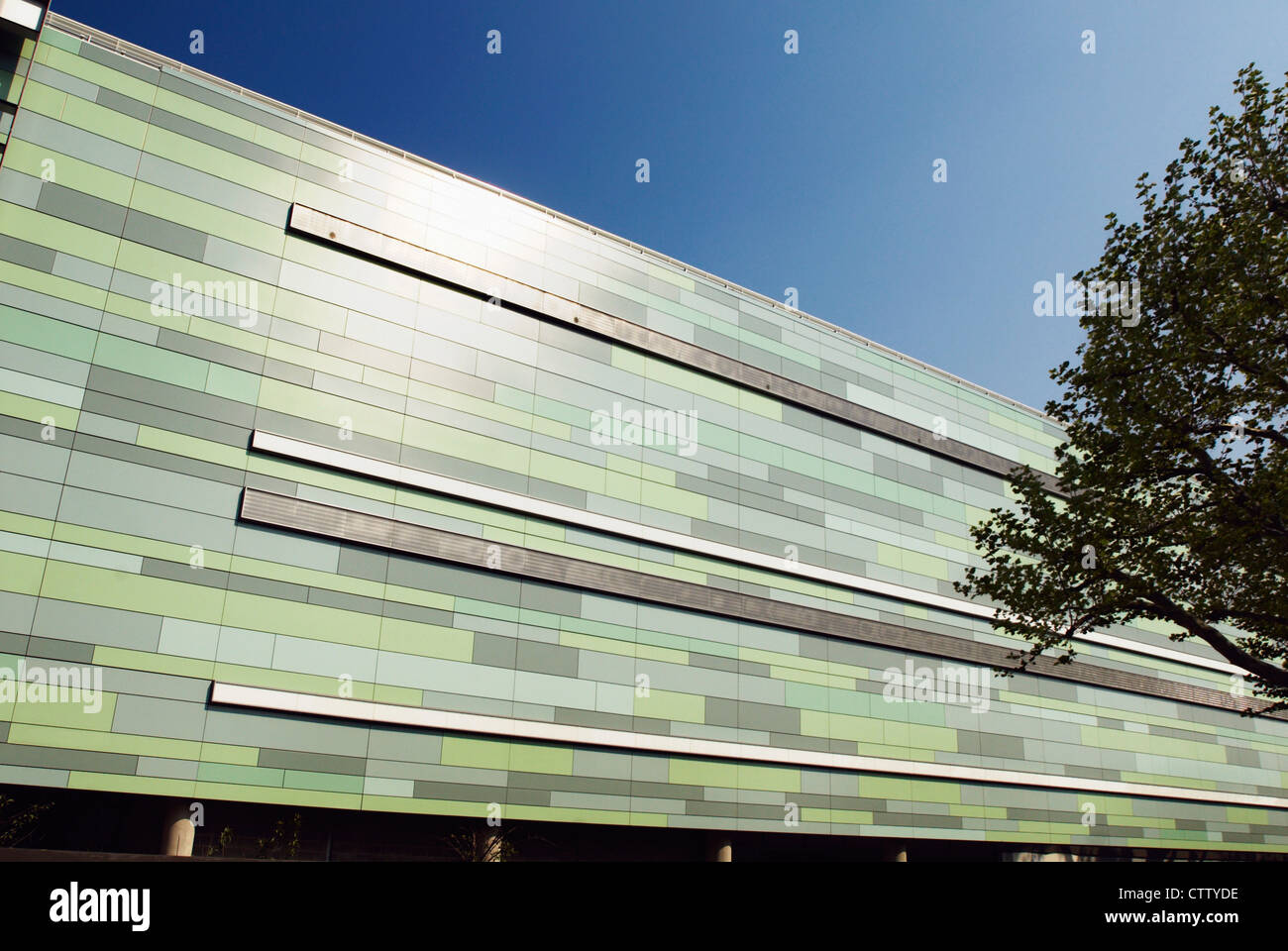 Exterior cladding of Westfield Shopping Centre. Shepherds Bush, West