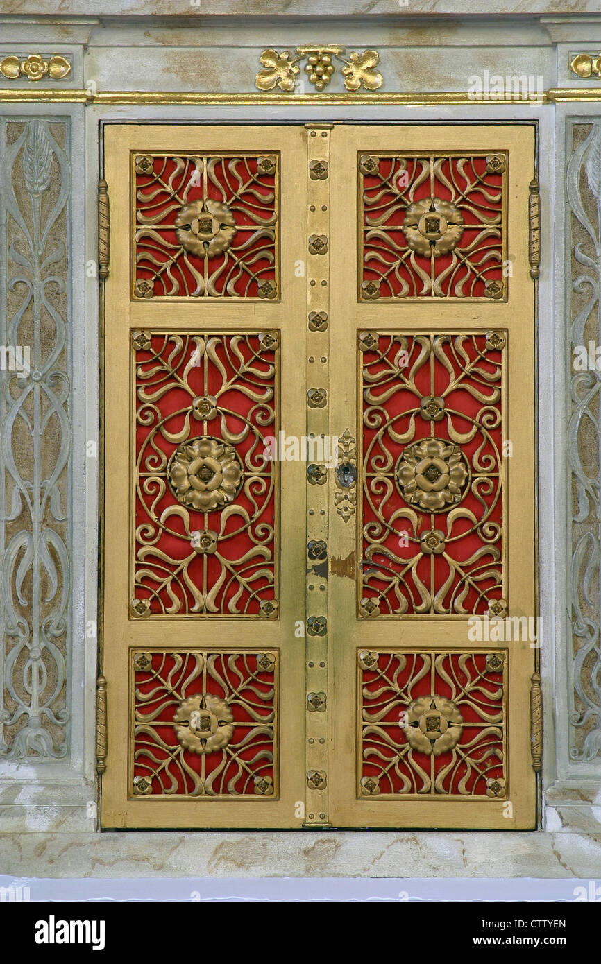 Door of the tabernacle Stock Photo
