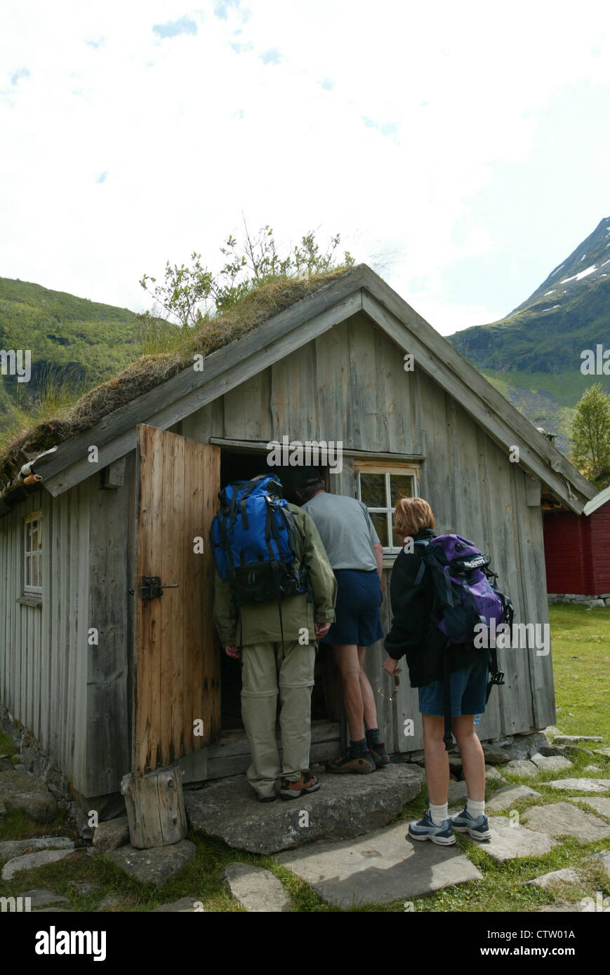 Herdal Mountain range in Nordal, Norway. Herdalssetra Norwegian