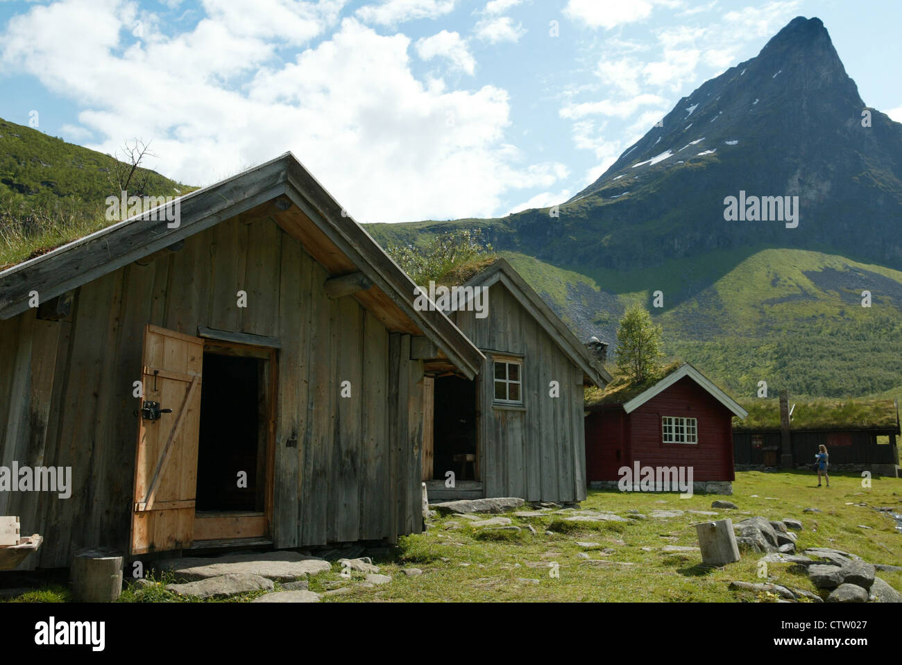 Herdal Mountain range in Nordal, Norway. Herdalssetra Norwegian