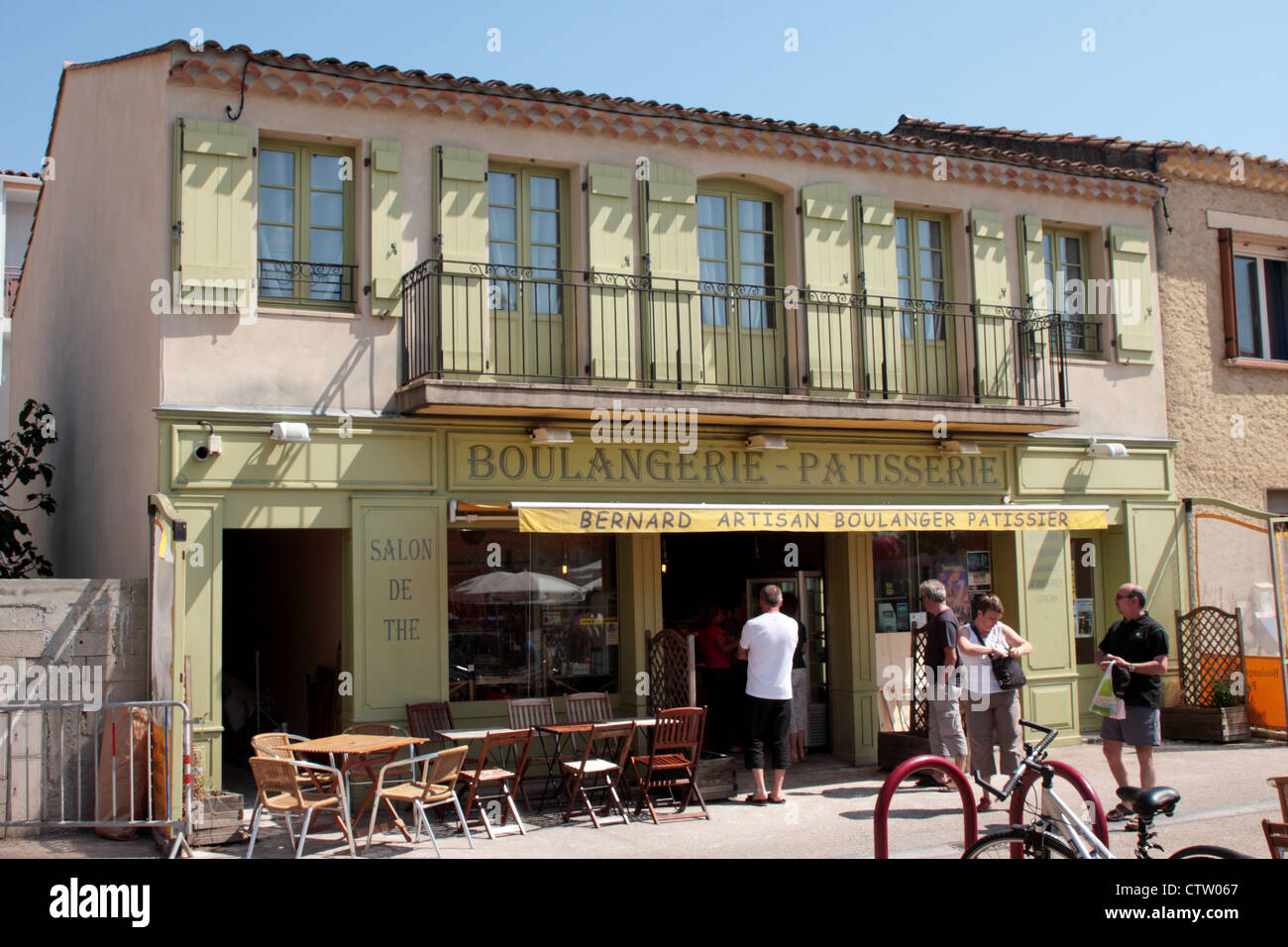 Boulangerie Patisserie Gruissan Languedoc-Roussillon France Stock Photo