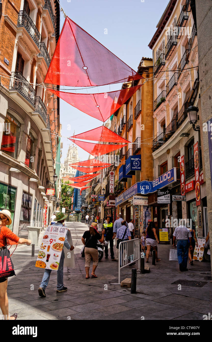 Centro is the central district of the city of Madrid, Spain Stock Photo