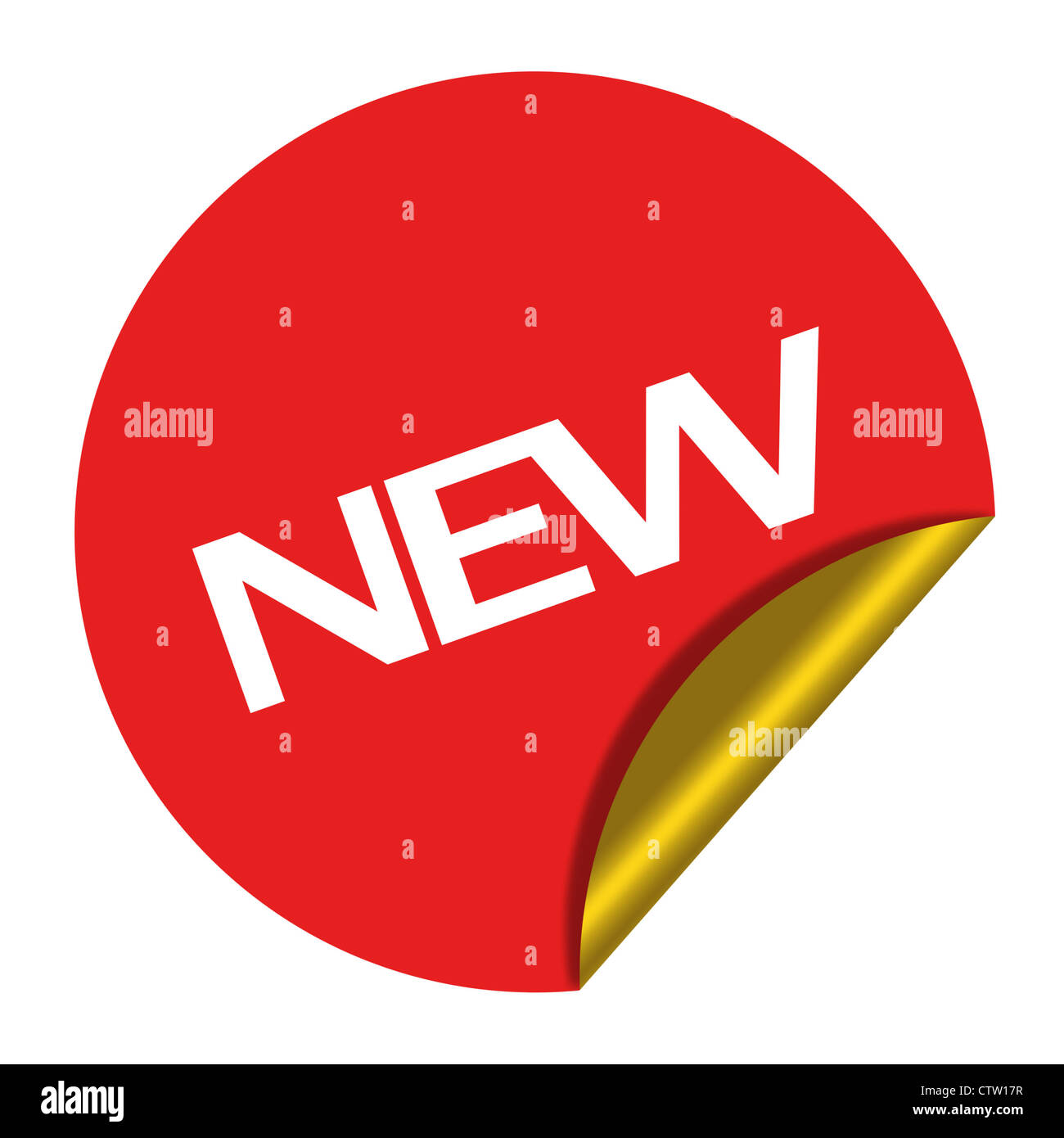 Red Plus Sticker Red promotional sticker hi-res stock photography and images - Alamy
