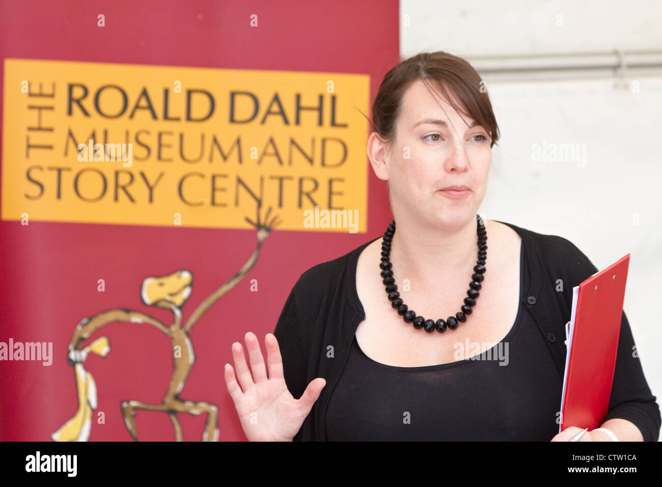 Amelia Foster, director of the Roald Dahl Museum and Story Centre in Great Missenden Stock Photo