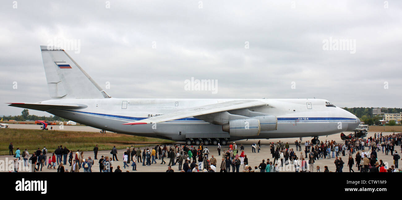 Antonov An-124 (The international aerospace salon MAKS-2009 Stock Photo