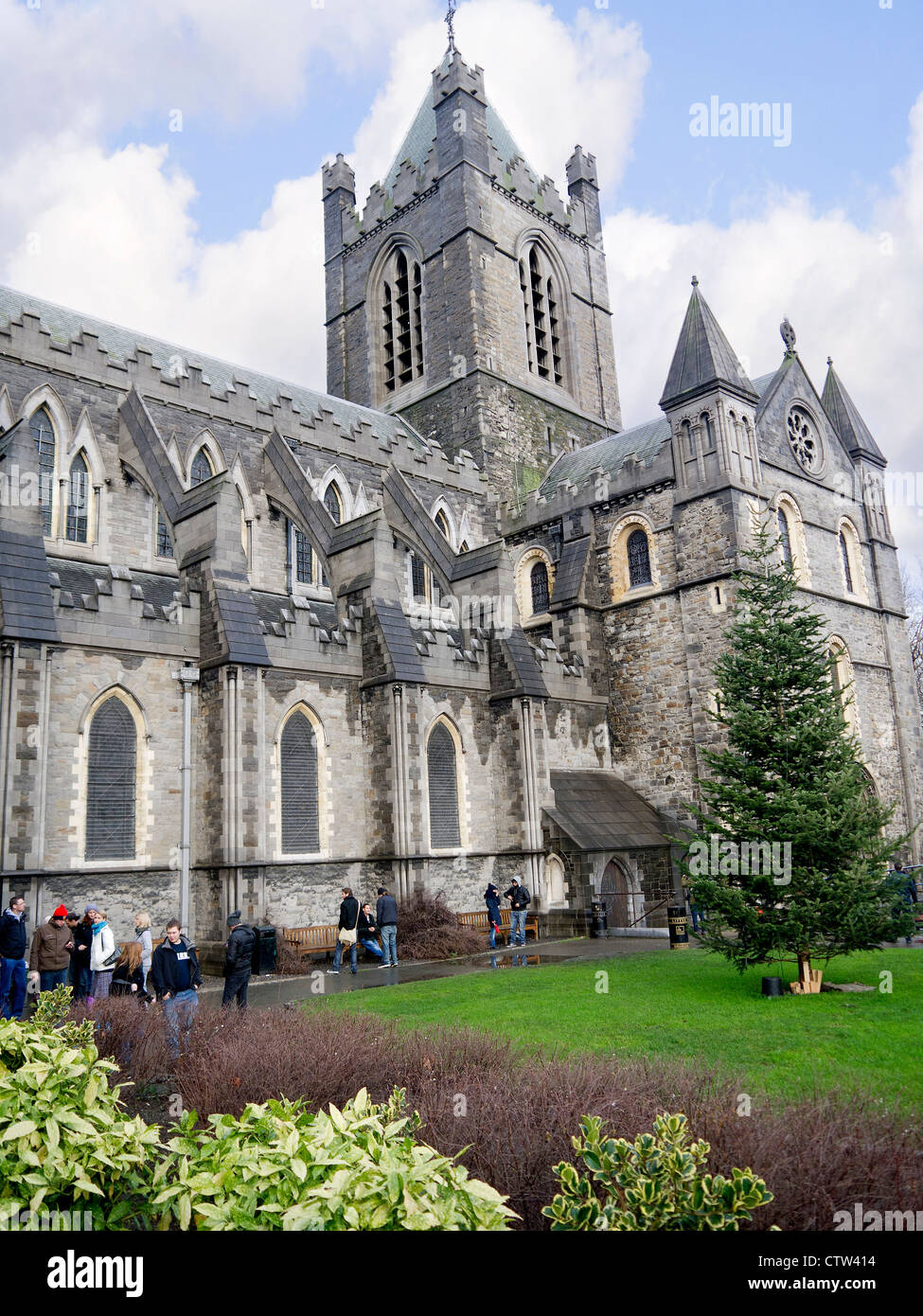 Christ Church Cathedral in Dublin the capital city of Ireland Stock