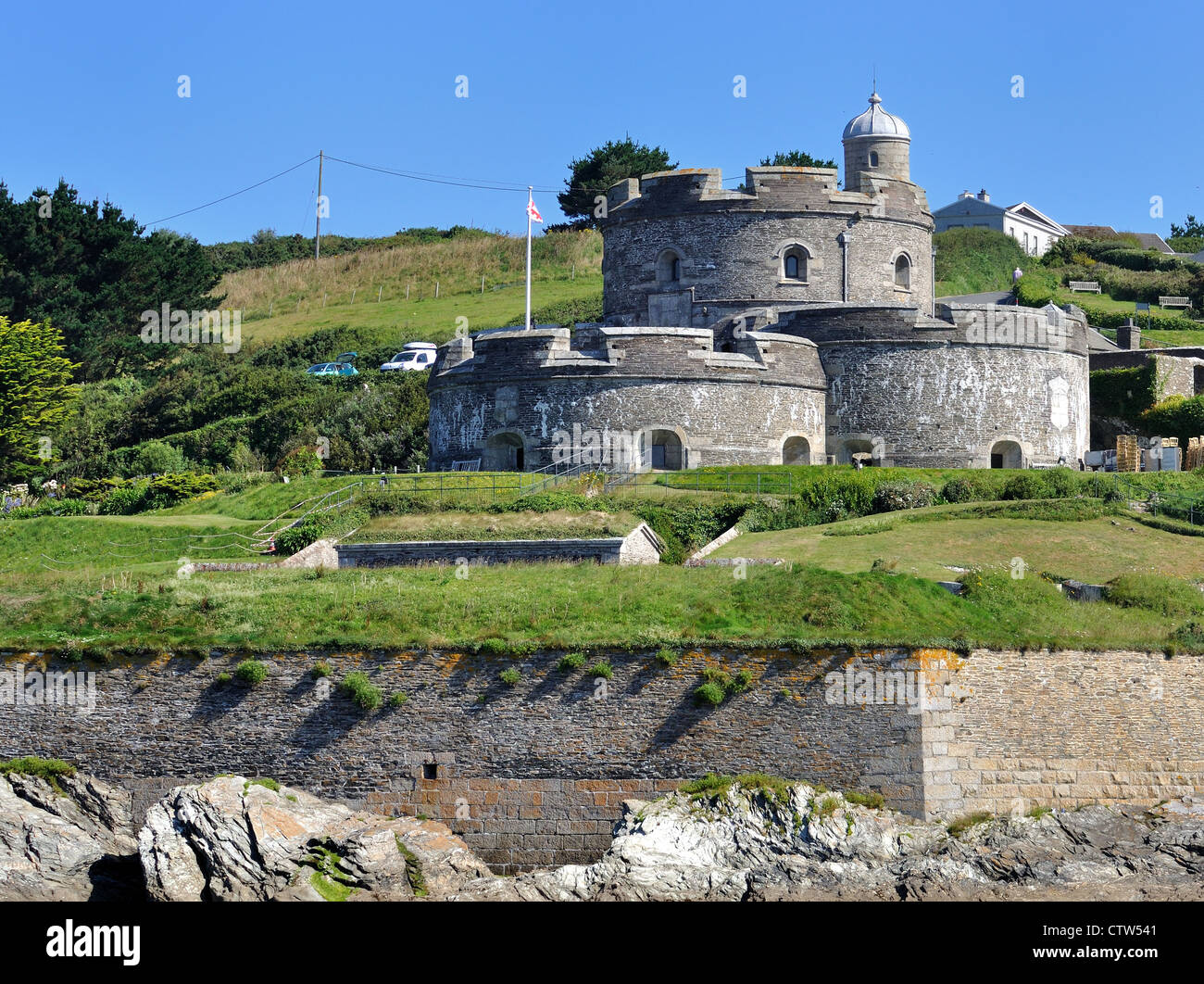 St Mawes Castle, Cornwall Stock Photo - Alamy