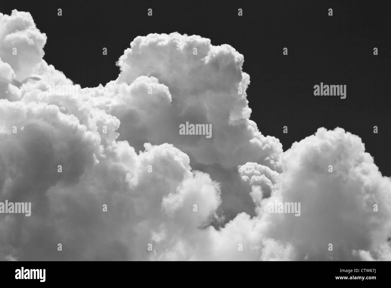 Black and white sky with building storm clouds Stock Photo - Alamy