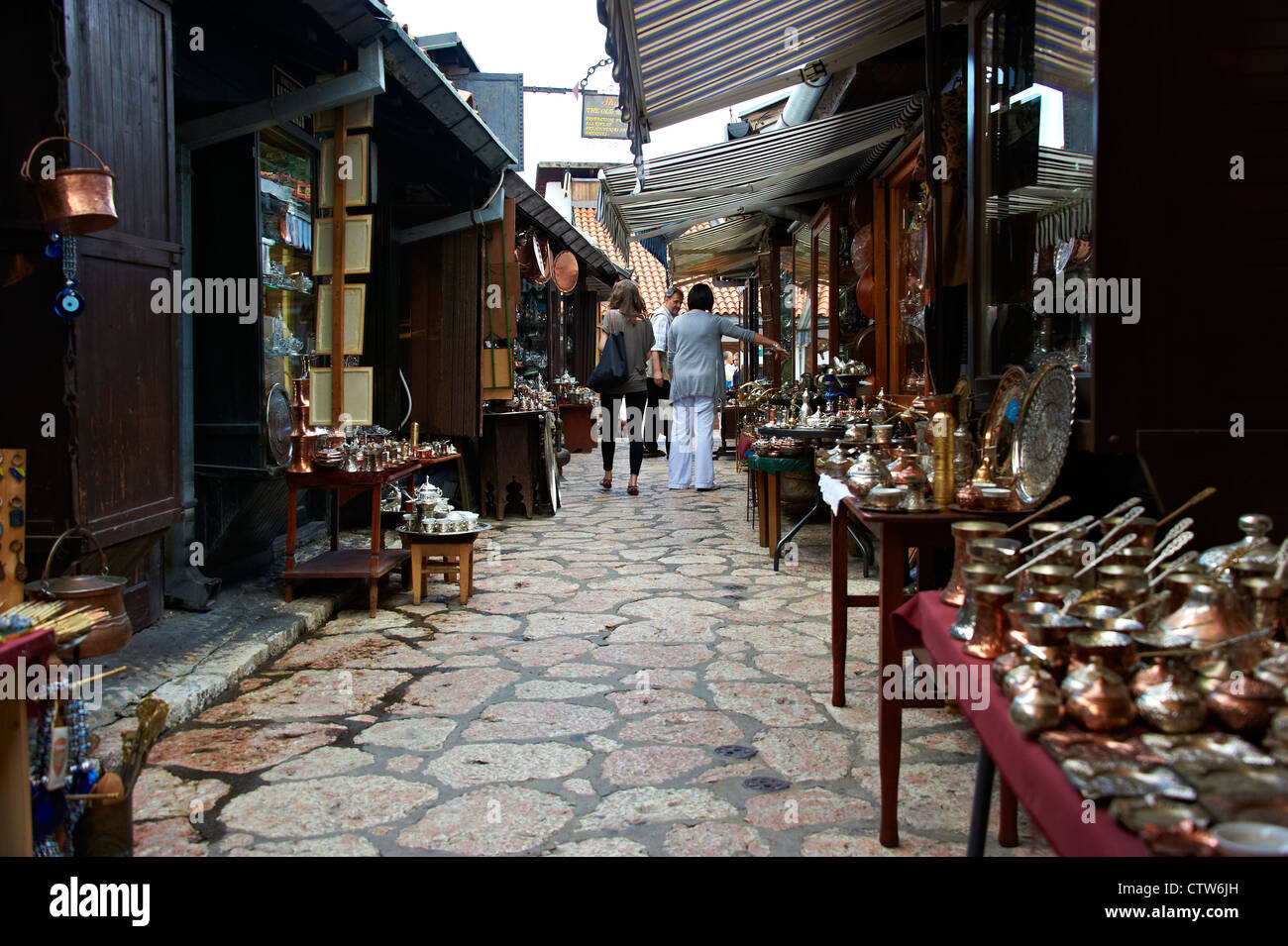 Baščaršija - Bashcharshiya the heart of old Sarajevo, Shops in the ...