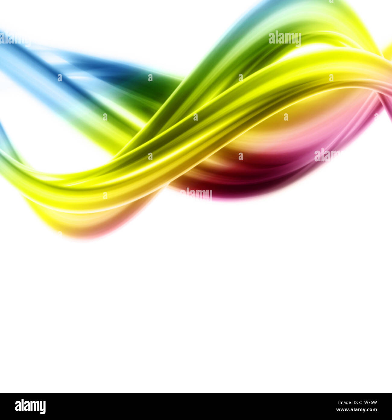 Abstract background glowing green lines Cut Out Stock Images & Pictures ...