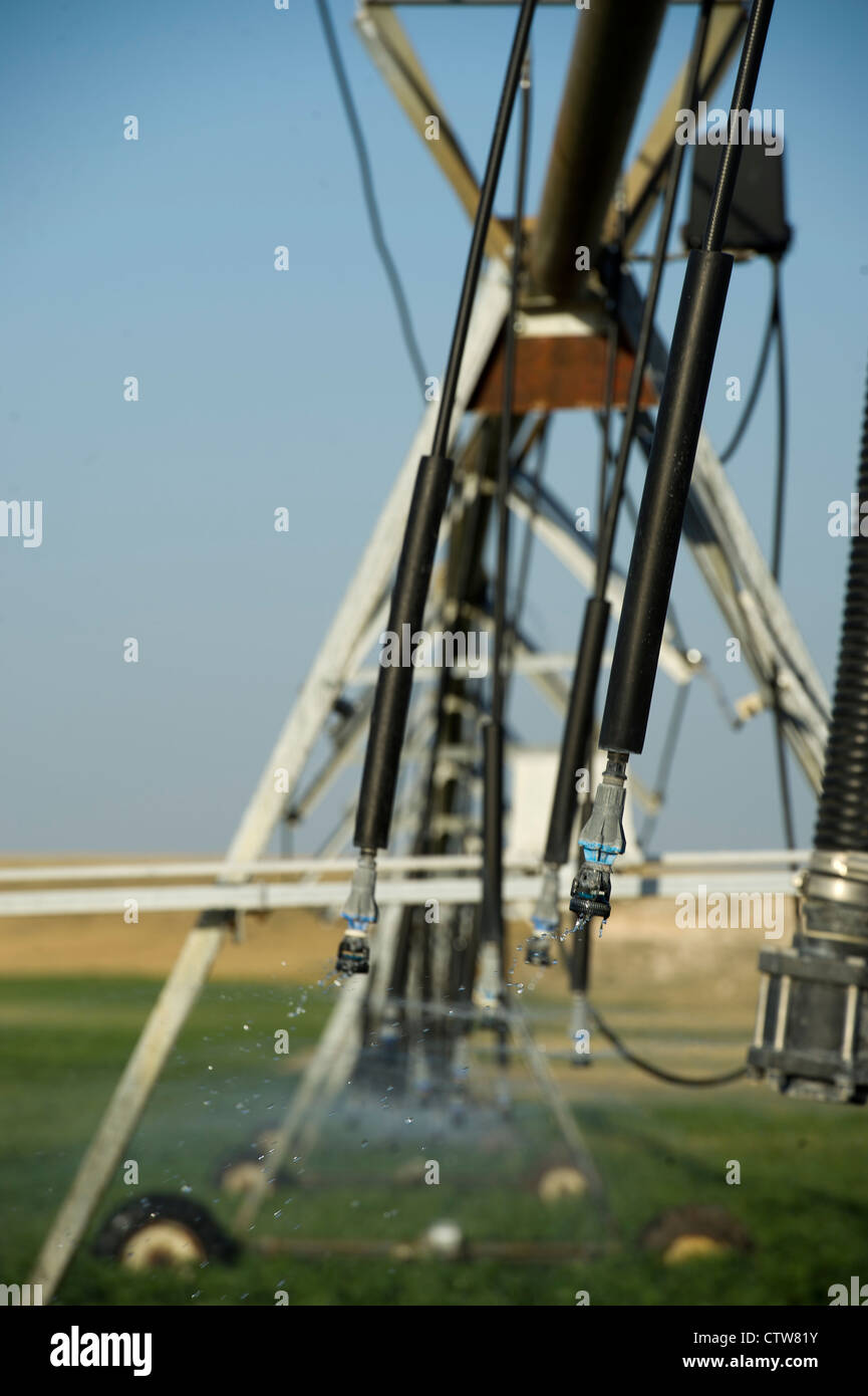 Irrigation system on a farm in Leoti, Kansas Stock Photo Alamy