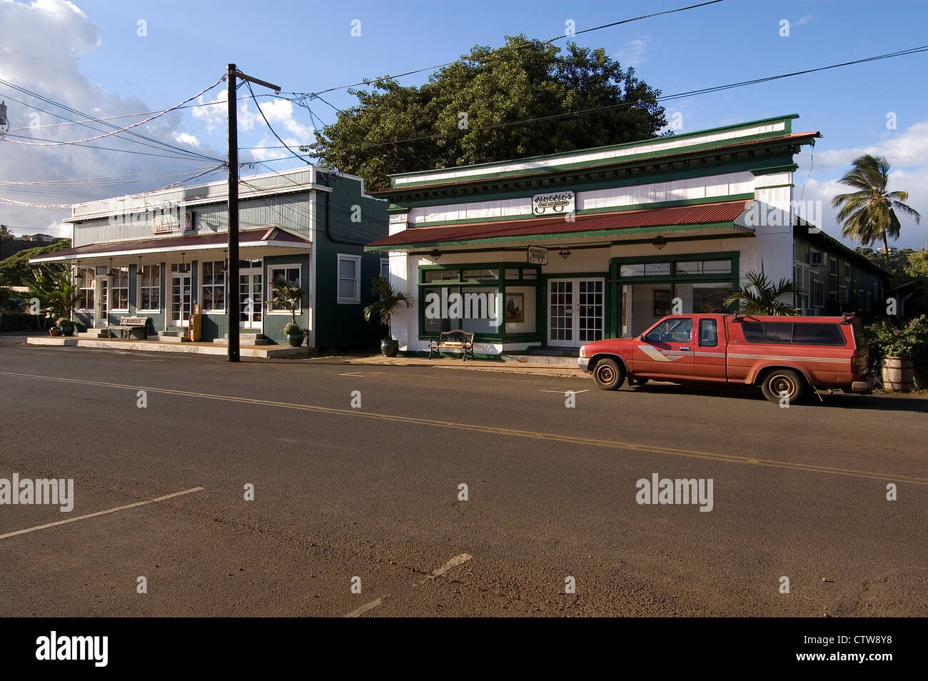 Downtown hanapepe hires stock photography and images Alamy