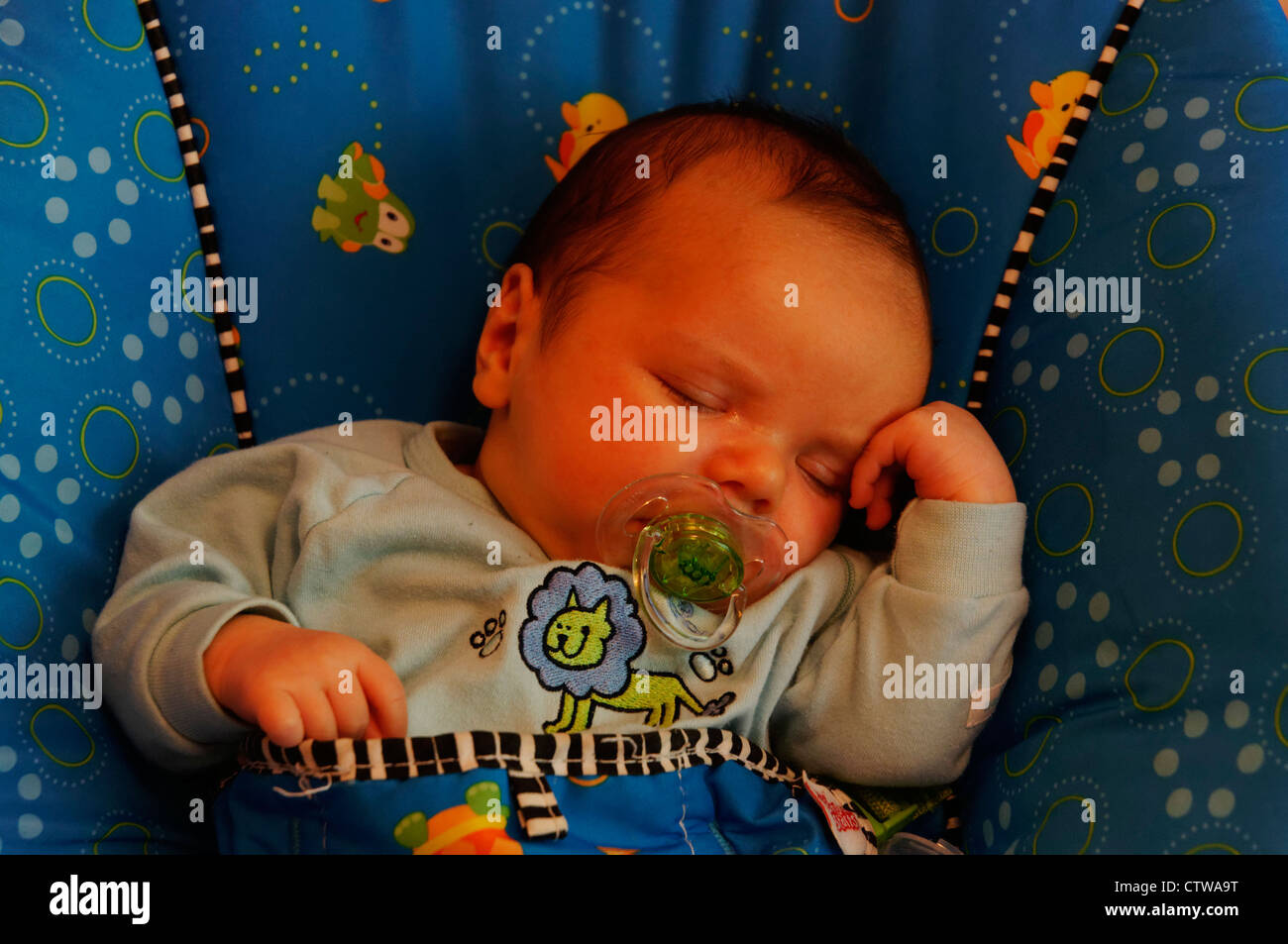 A sleeping baby Stock Photo