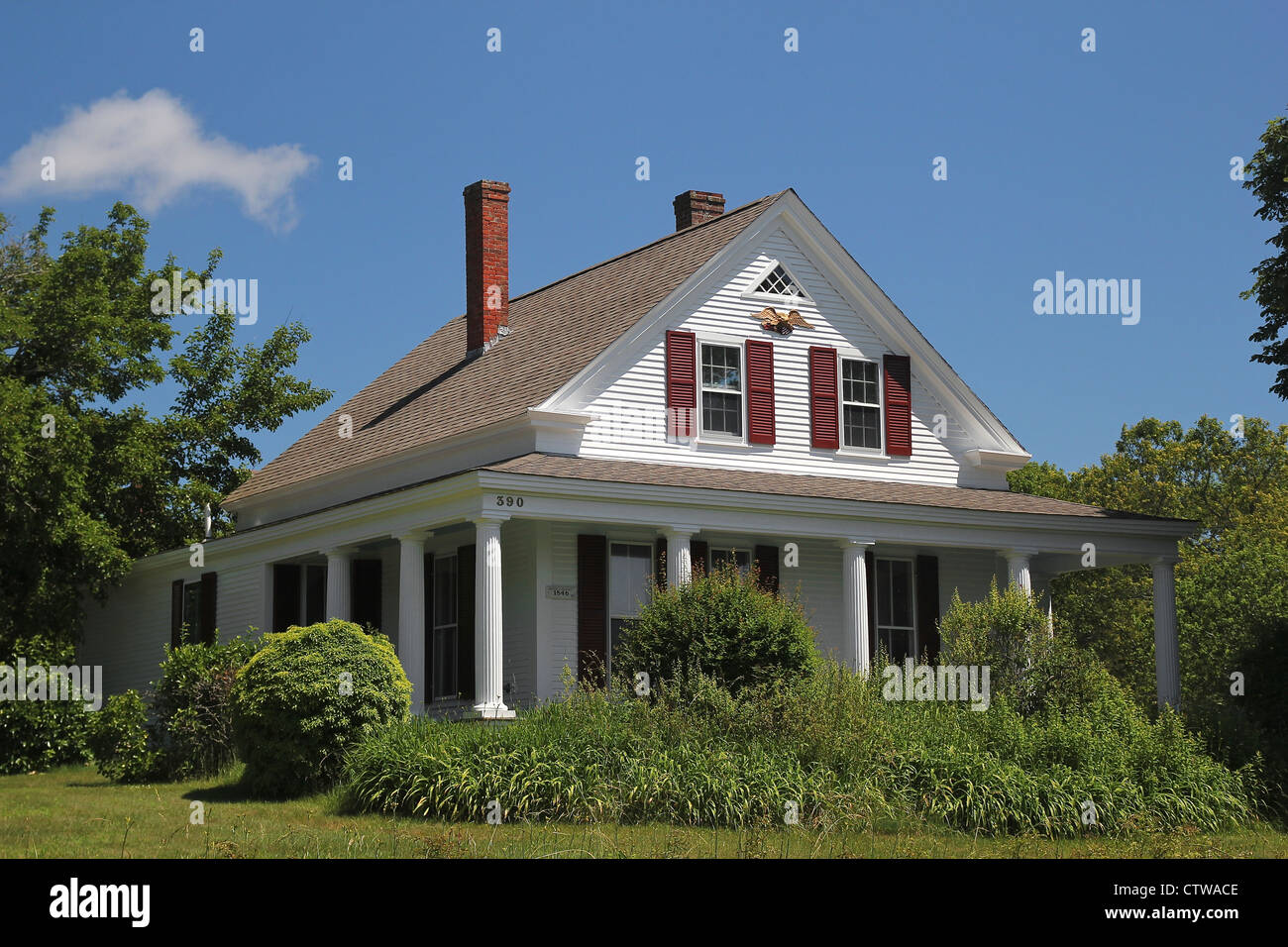 A home in the South Dennis Historic District, Cape Cod, Massachusetts