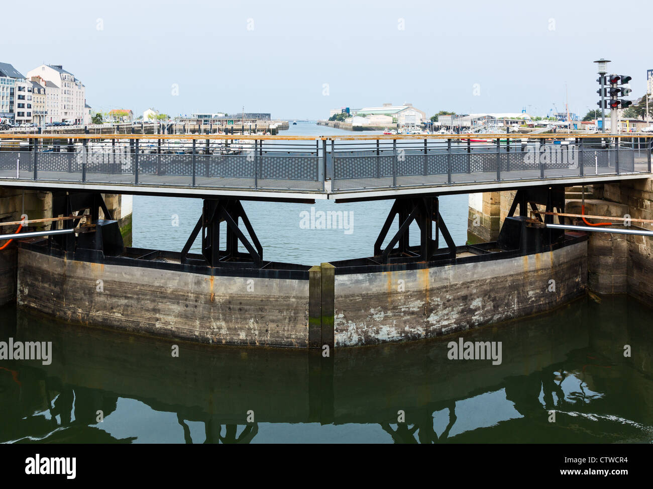 Cherbourg day europe france harbor lock nobody normandy outdoor sea hi 