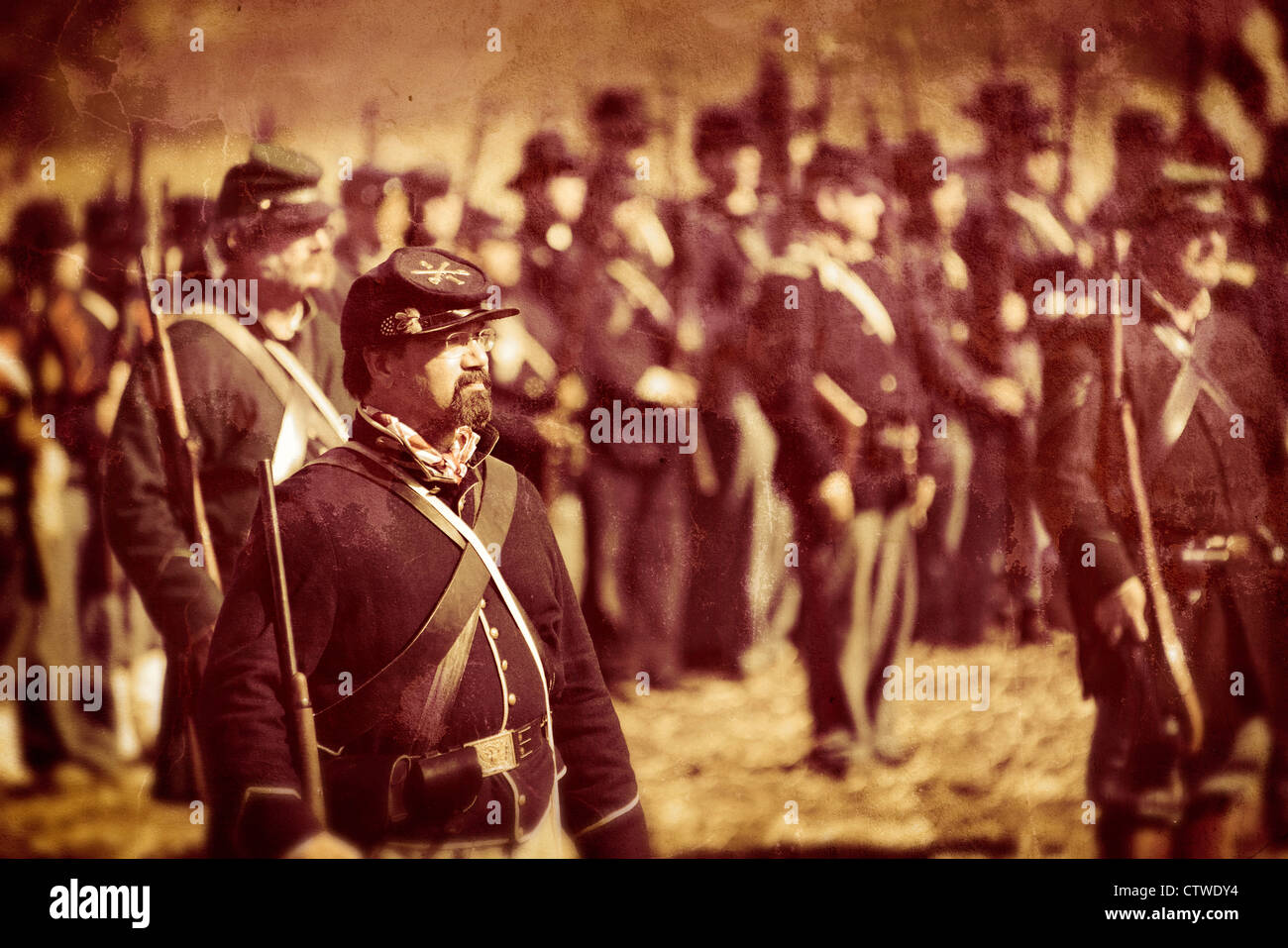 American Civil War Reenactment Stock Photo - Alamy
