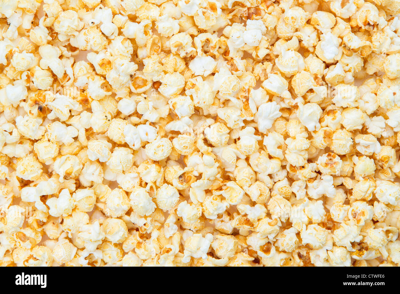 A popcorn background - XXXL image - studio shot Stock Photo