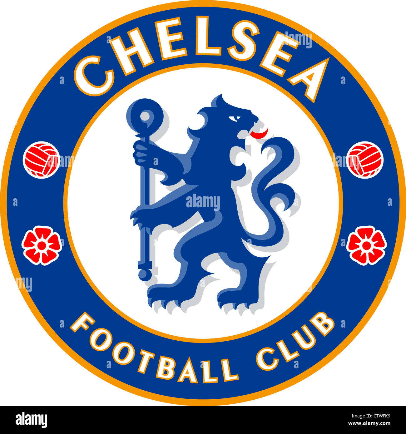 Chelsea football club badge hi-res stock photography and images - Alamy