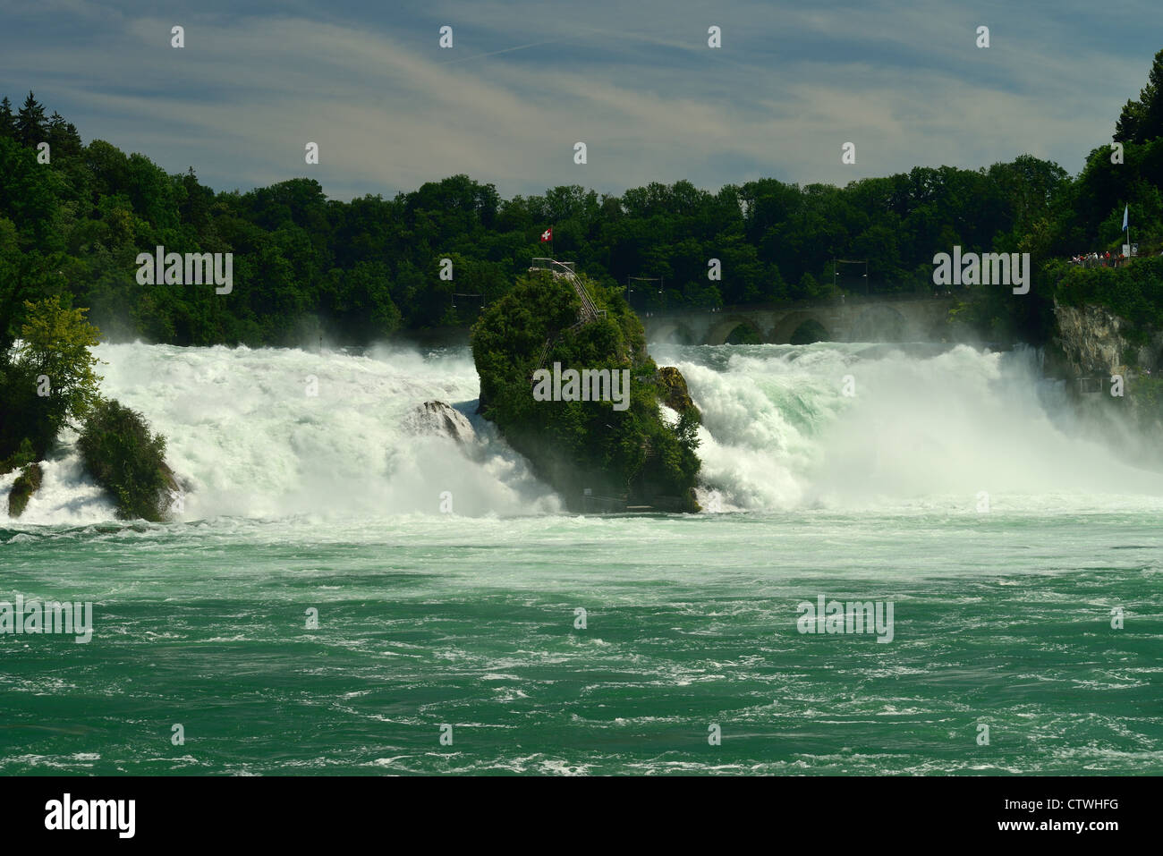 Rhine Falls near Schaffhausen Stock Photo - Alamy