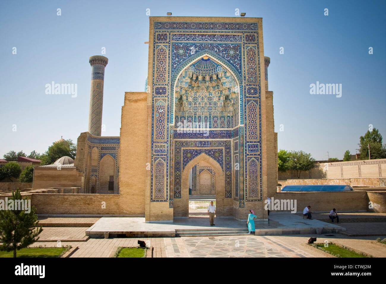 Uzbekistan, Samarkand, Amir Temur mausoleum Stock Photo - Alamy