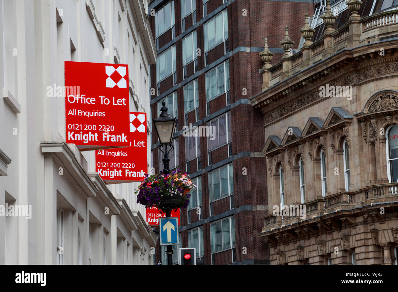 Offices to let, Birmingham city centre UK Stock Photo Alamy