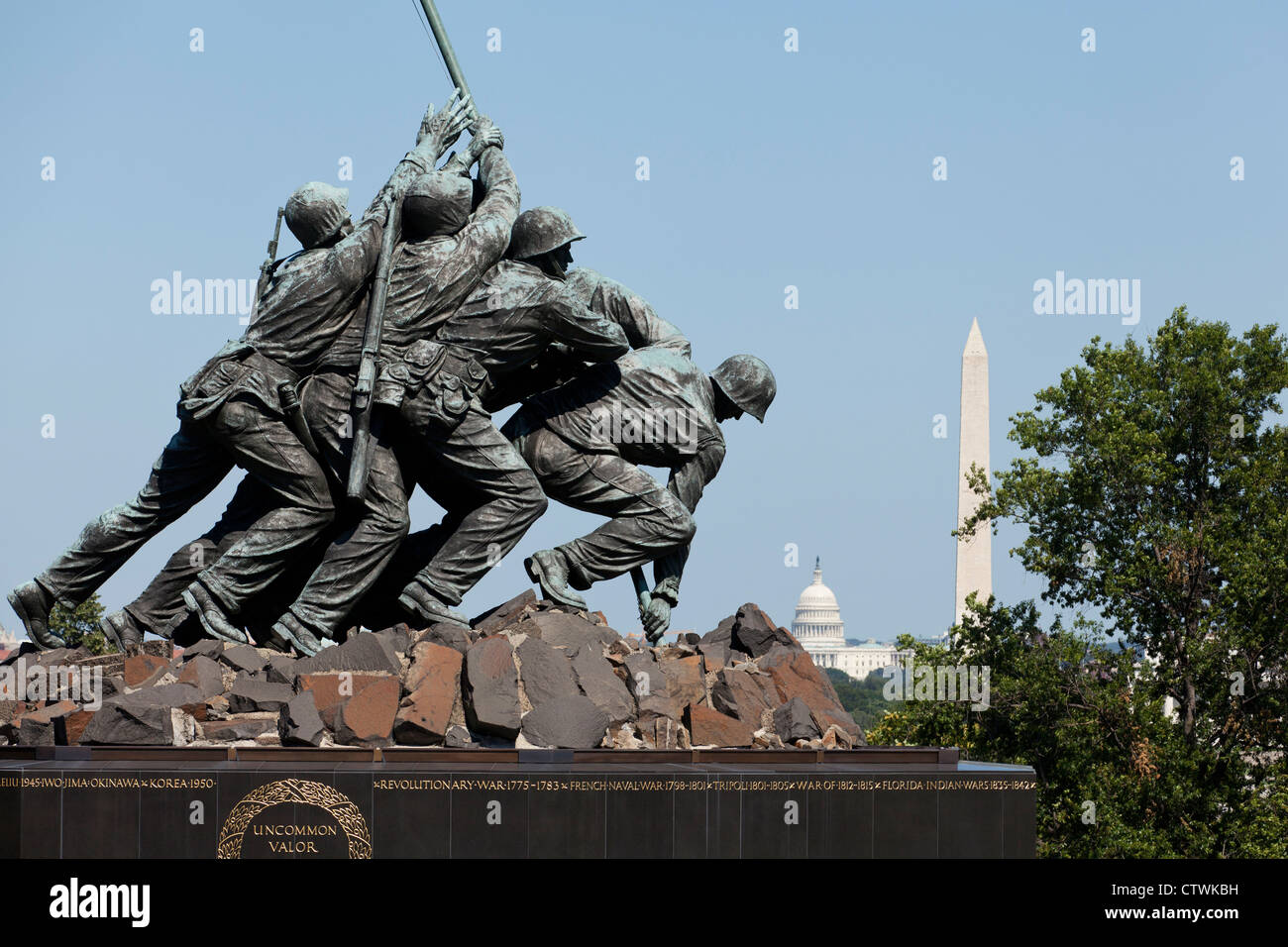 Iwo Jima Memorial, Washington, DC Stock Photo