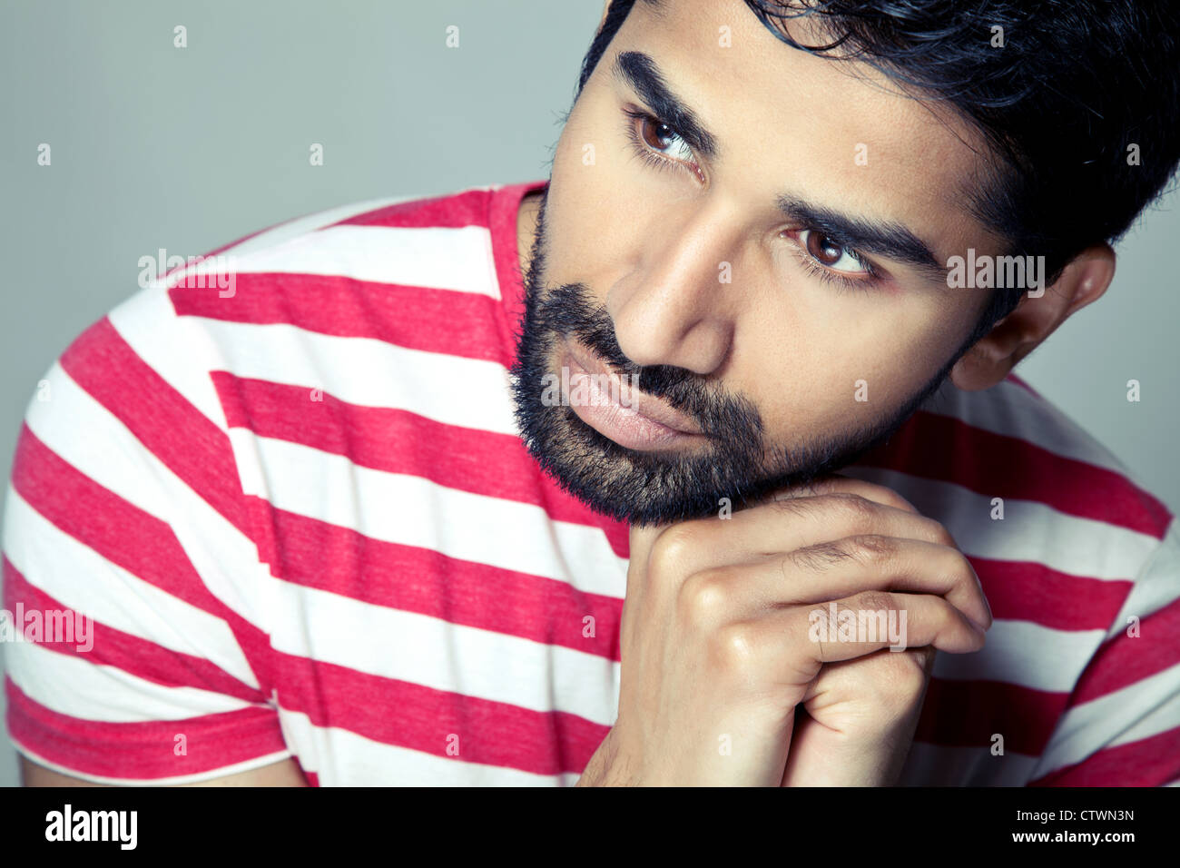 Indian young men portrait hi-res stock photography and images - Alamy