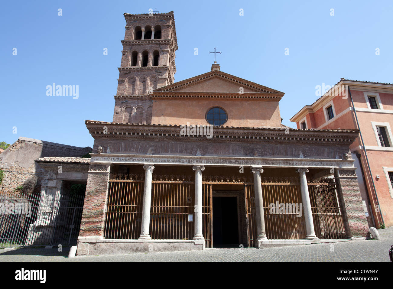 The church of San Giorgio in Velabro, Rome, Italy Stock Photo - Alamy