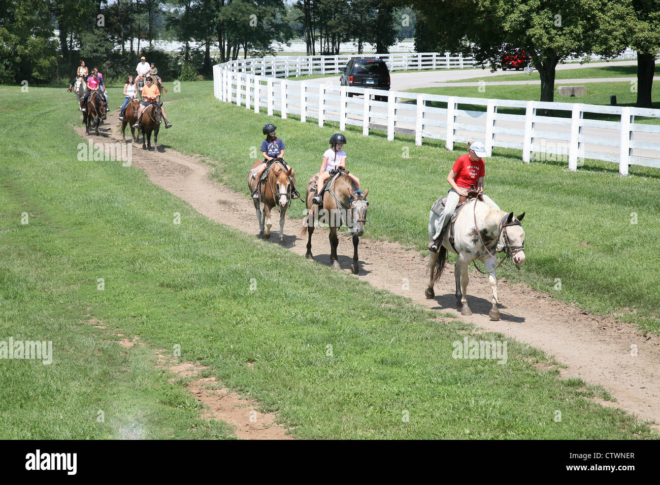 Kentucky Horse Breeders Farm near Lexington;Kentucky and the Horse Park