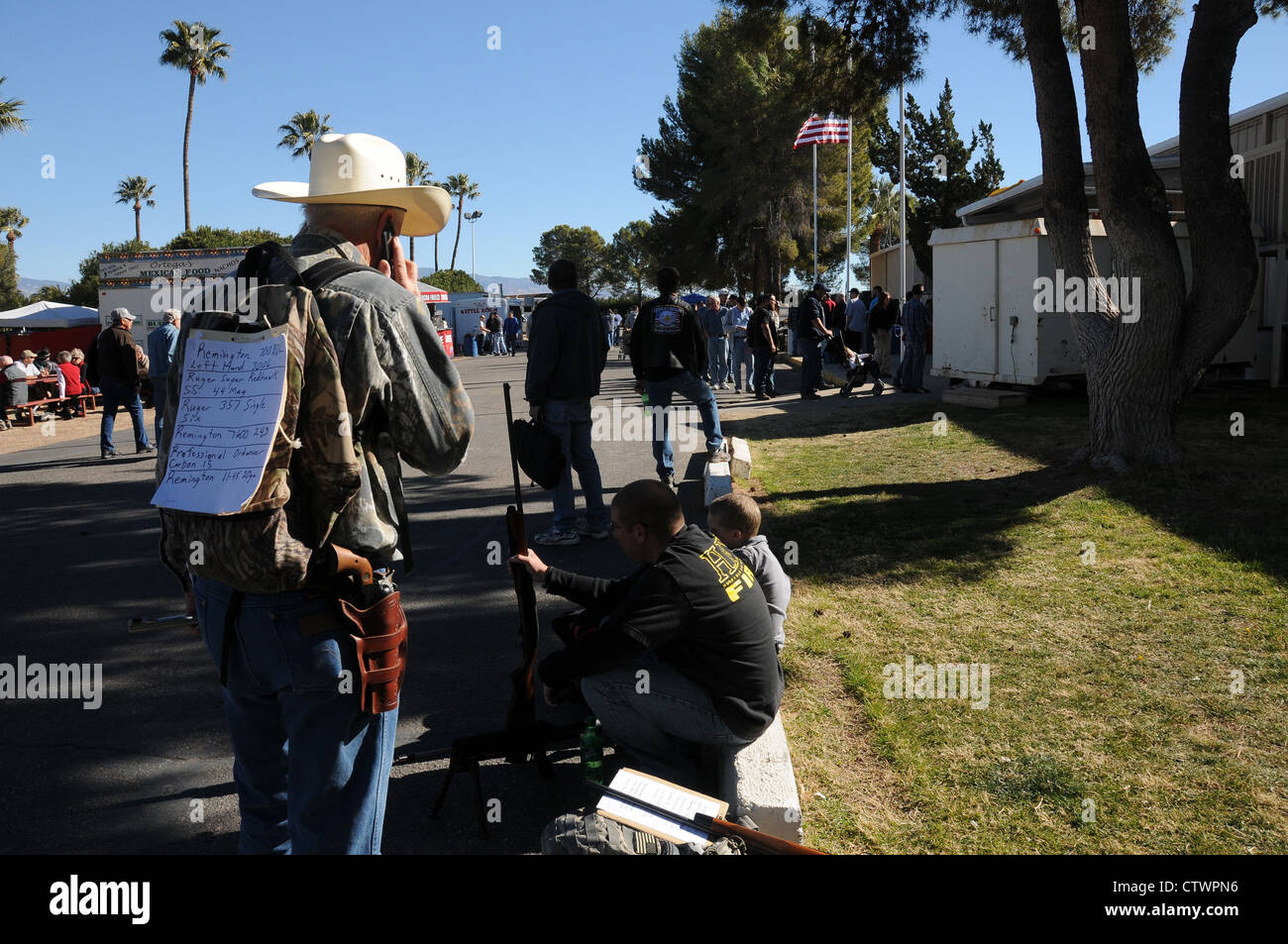 Outside at the Crossroads of the West Gun Shows, Pima County