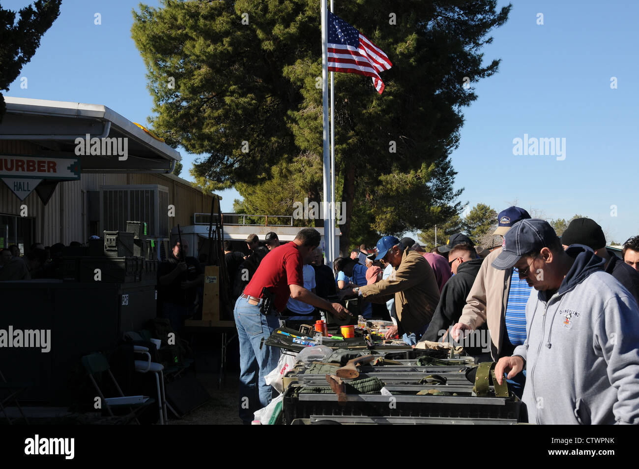 Outside at the Crossroads of the West Gun Shows, Pima County