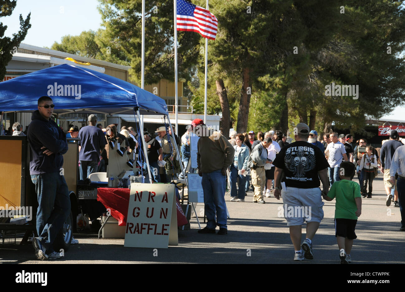 Outside at the Crossroads of the West Gun Shows, Pima County