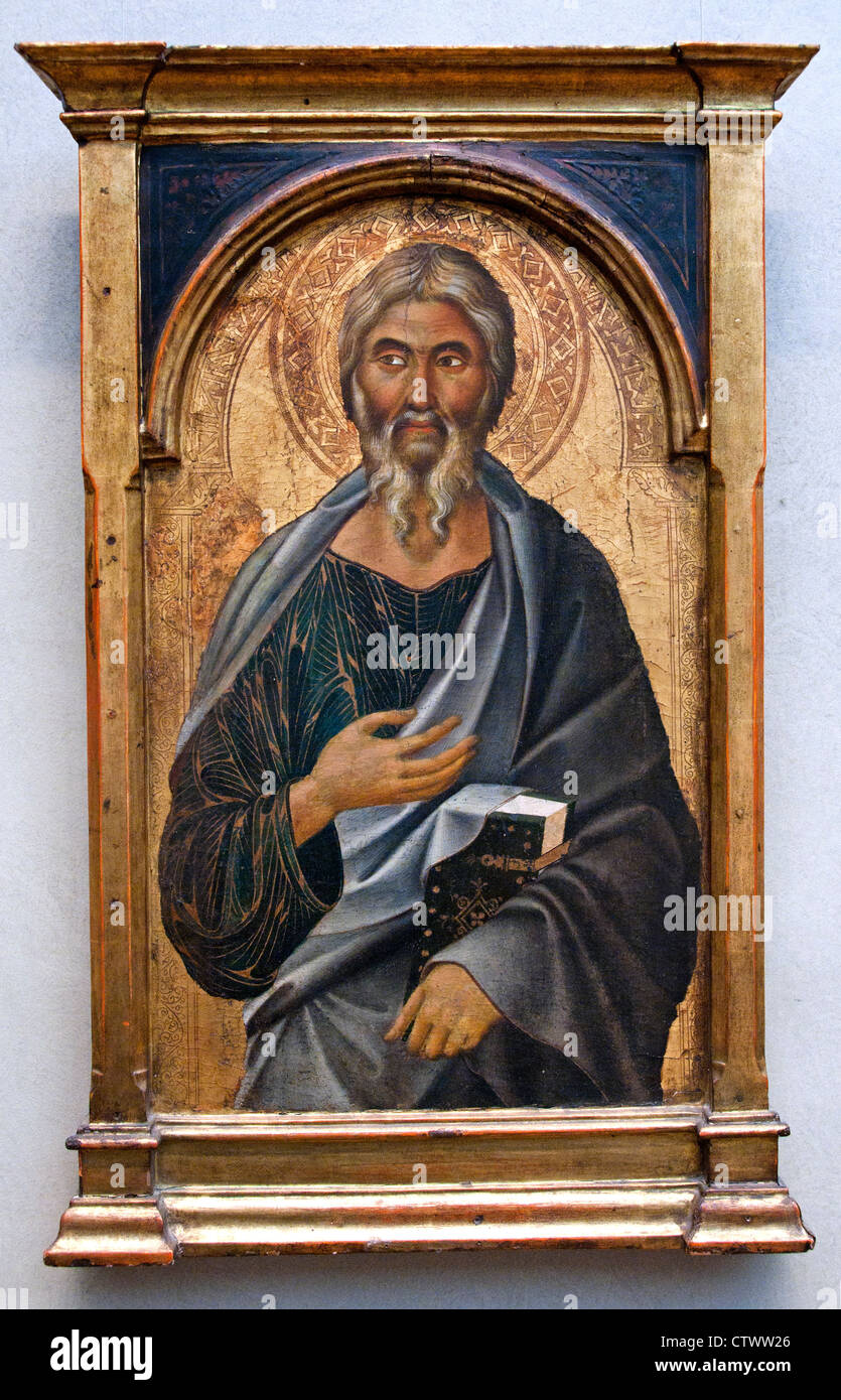 Saint John the Evangelist 1320 Segna di Buonaventura 1298 – 1326 Italy Italian Stock Photo