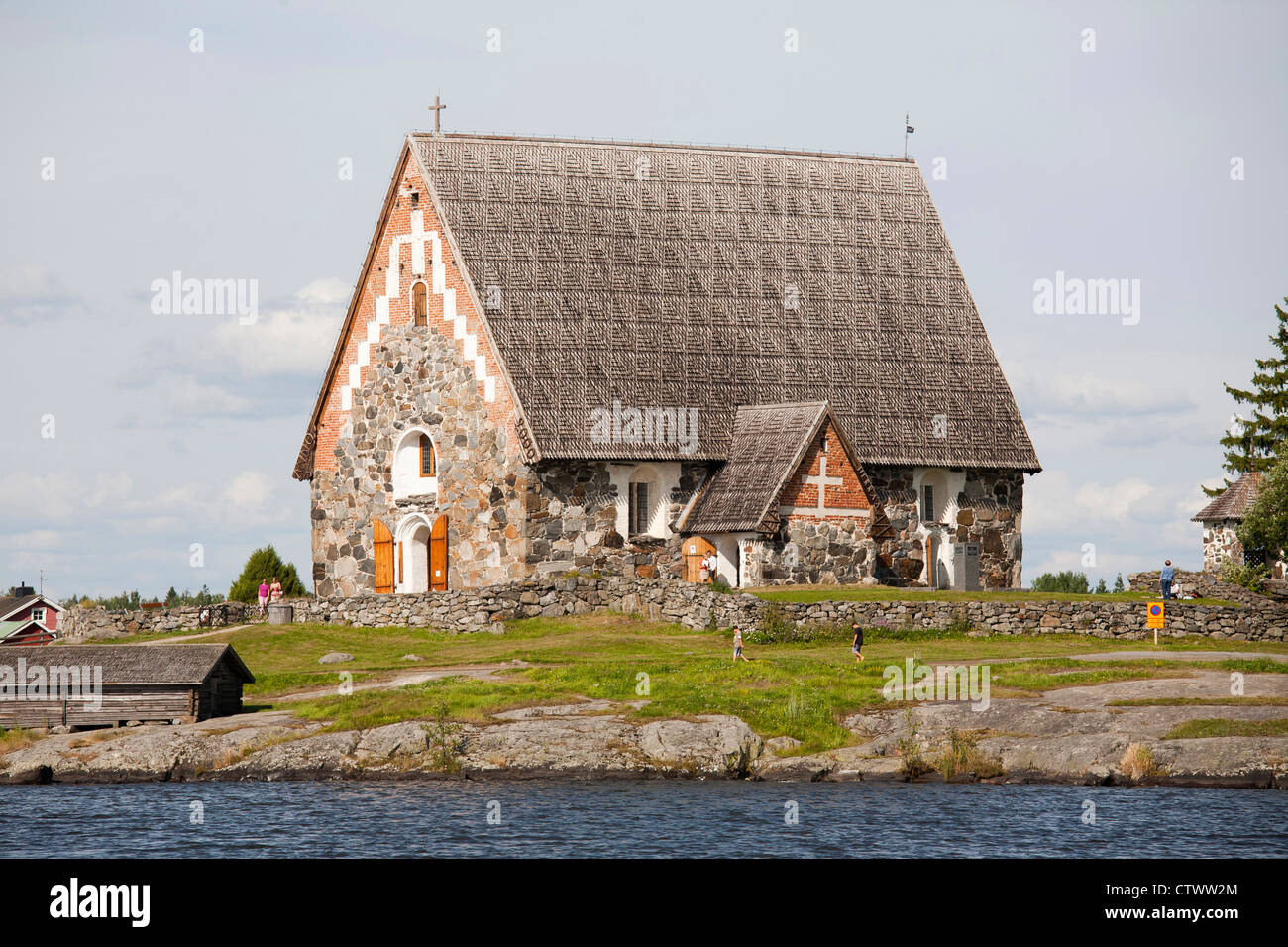 Finland, Europe, Vammala, St Olaf church Stock Photo