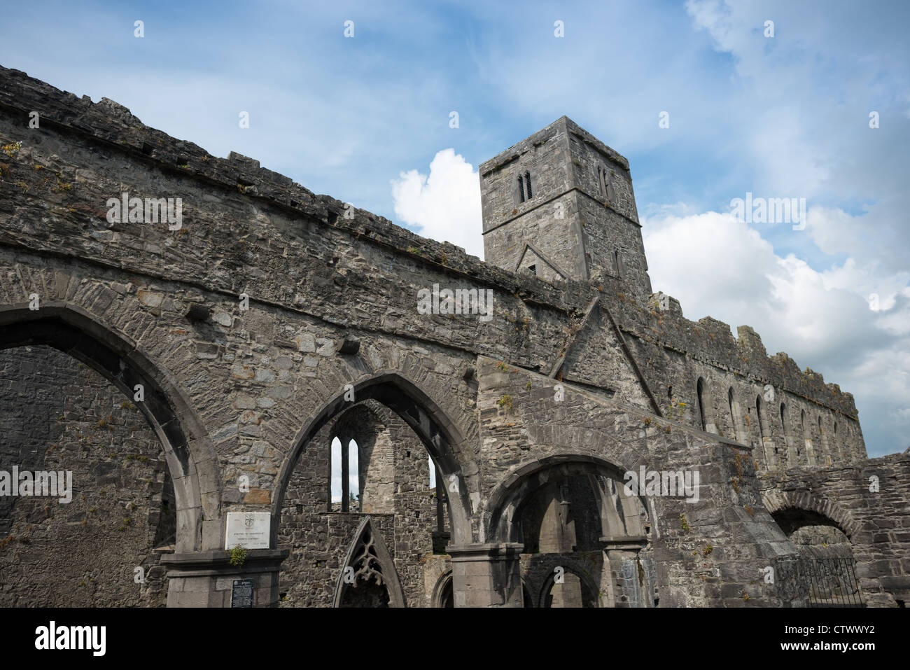 Sligo Abbey, Sligo town, Republic of Ireland. Stock Photo