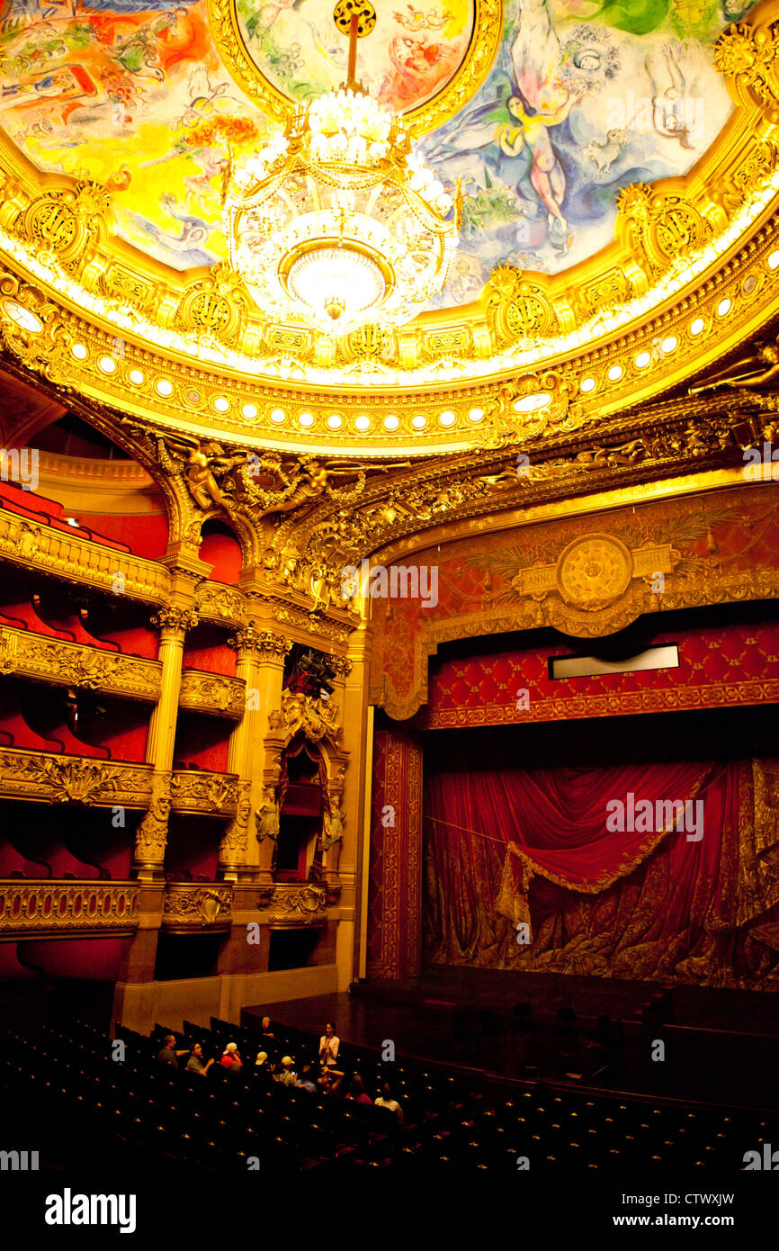 The Palais Garnier (Paris Opera House), in Paris, France Stock Photo