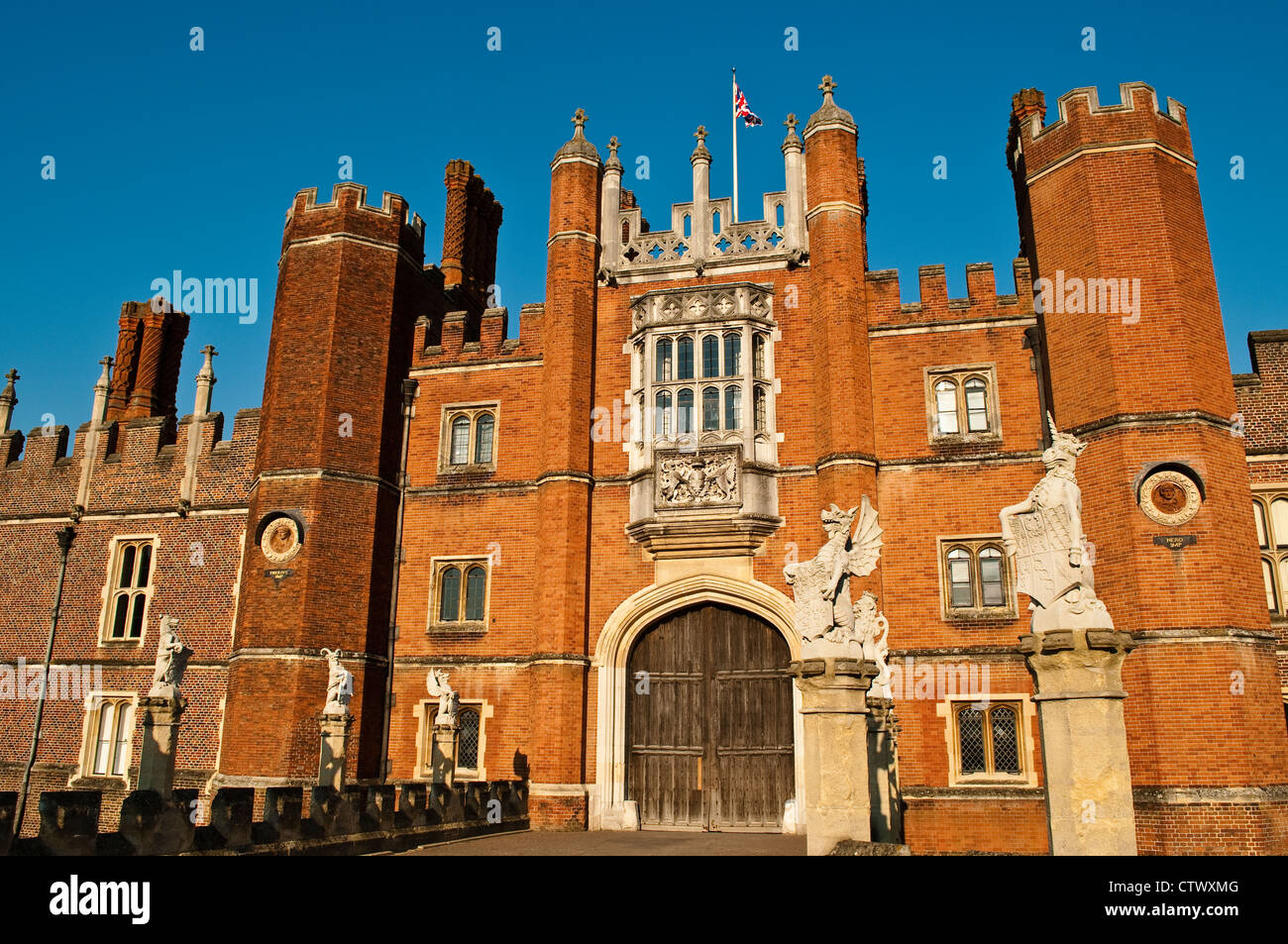Hampton Court Palace, Surrey, England, UK Stock Photo