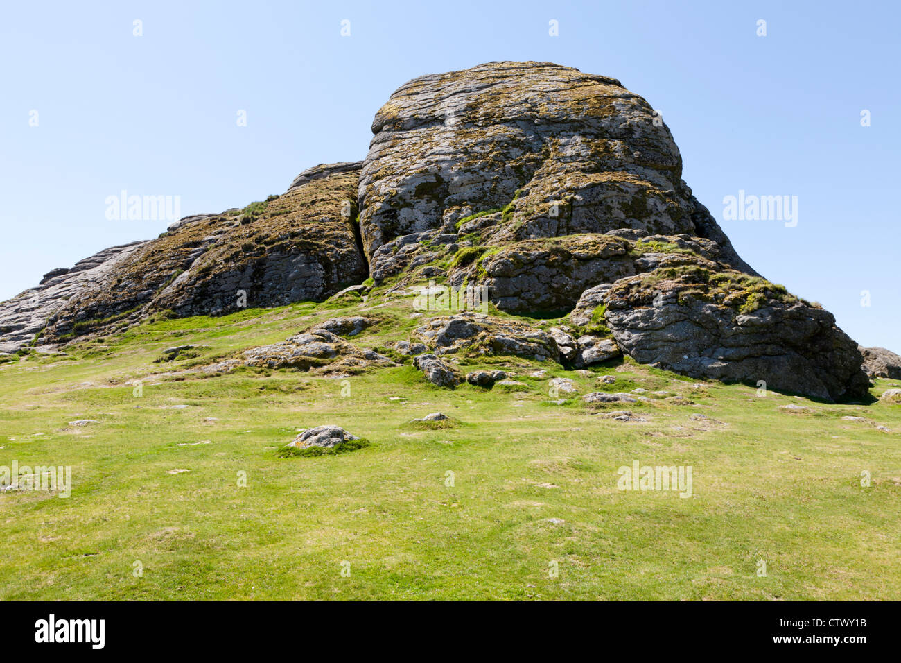 Haytor Rocks, a granite tor on Dartmoor, Devon, UK Stock Photo