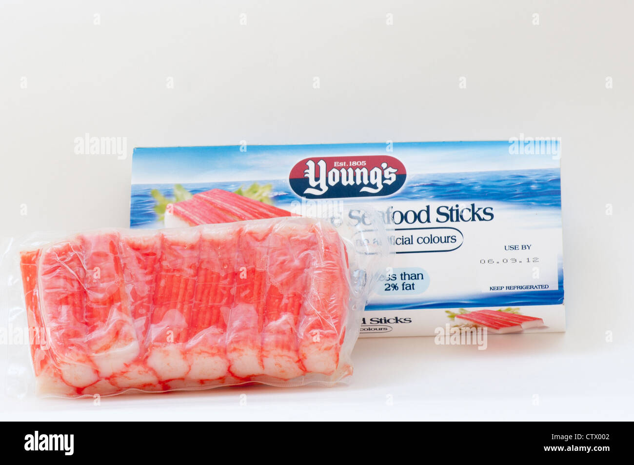 Youngs Seafood Sticks Stock Photo Alamy