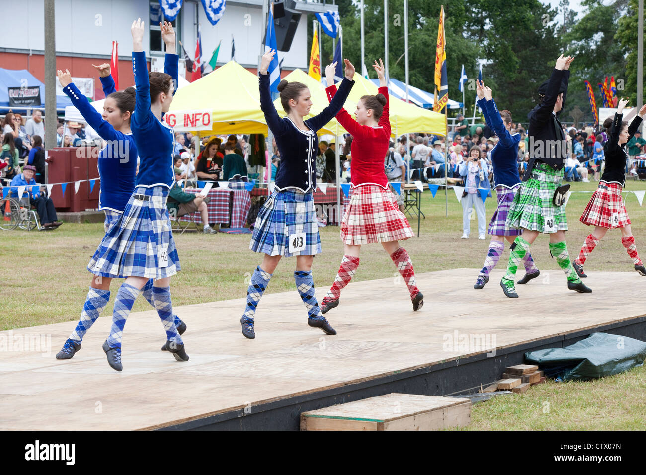 Scottish country dance performance at the 66th Annual Pacific Northwest