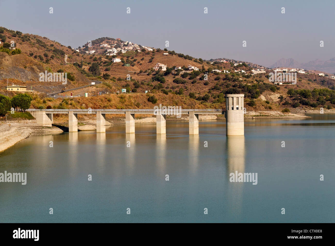 Lake Vinuela in Malaga Province Spain Stock Photo Alamy