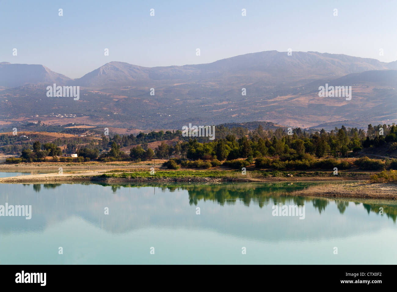 Lake Vinuela in Malaga Province Spain Stock Photo