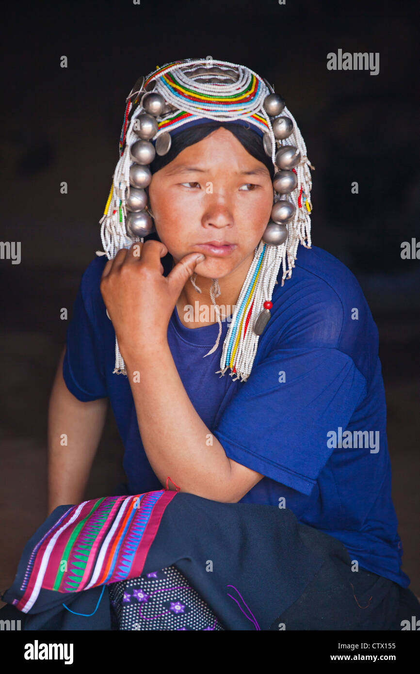 Ethnic hill tribe women wear hi-res stock photography and images - Alamy