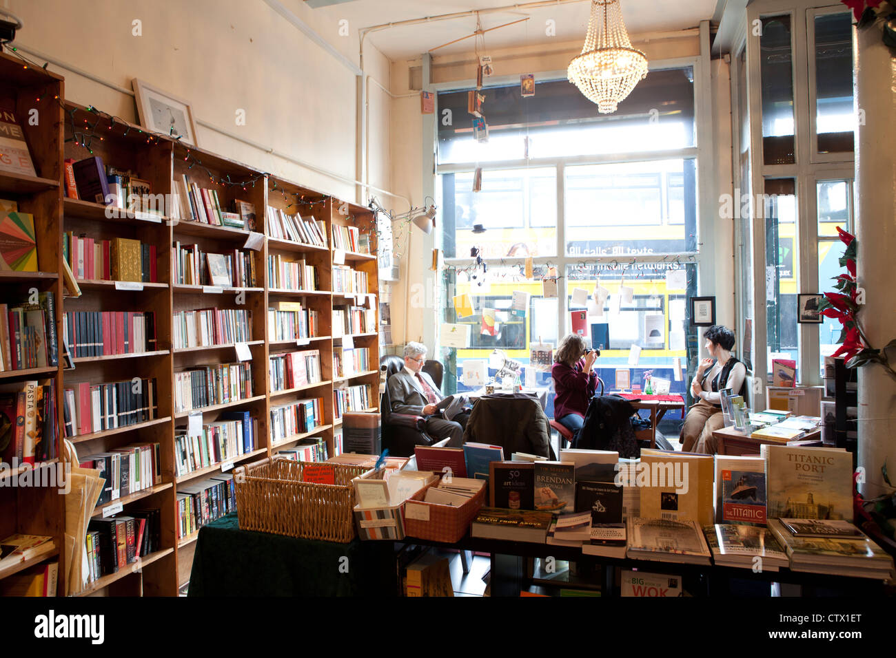 Winding Stair Dublin Ireland Stock Photo Alamy