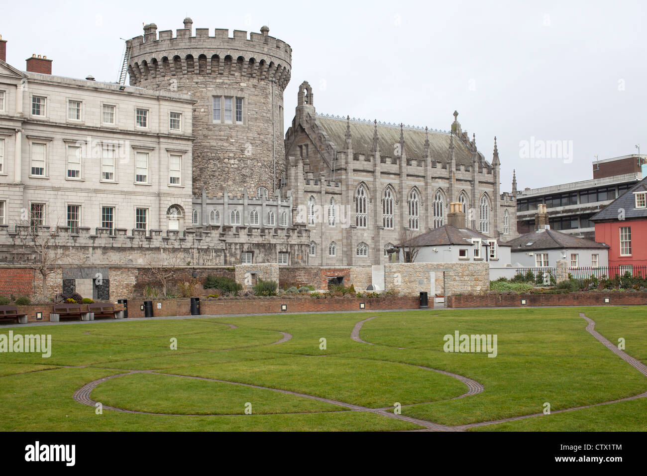 Dublin Castle Ireland Stock Photo