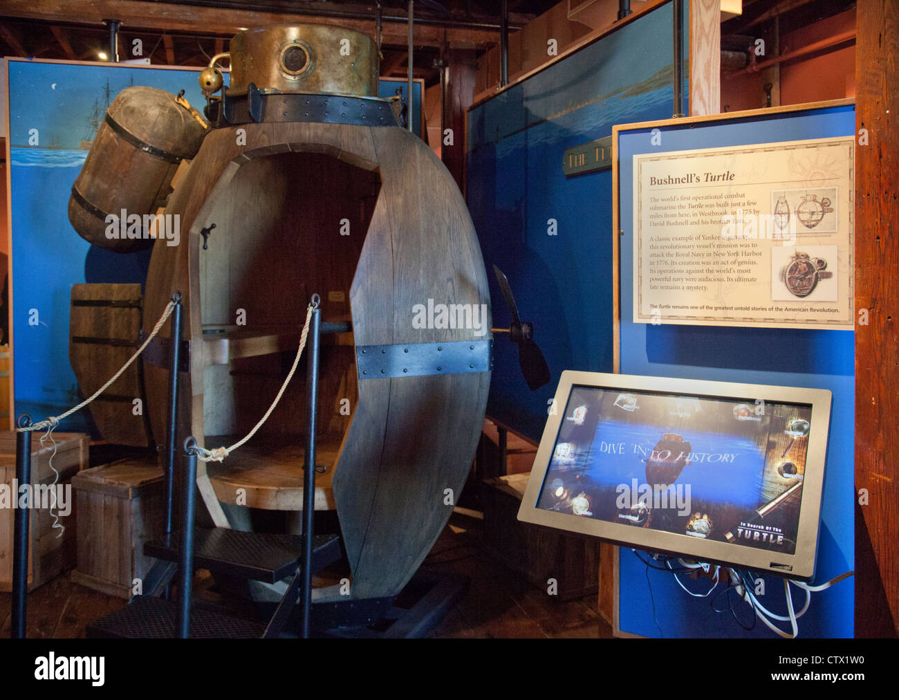 Connecticut River Museum in Essex CT Stock Photo