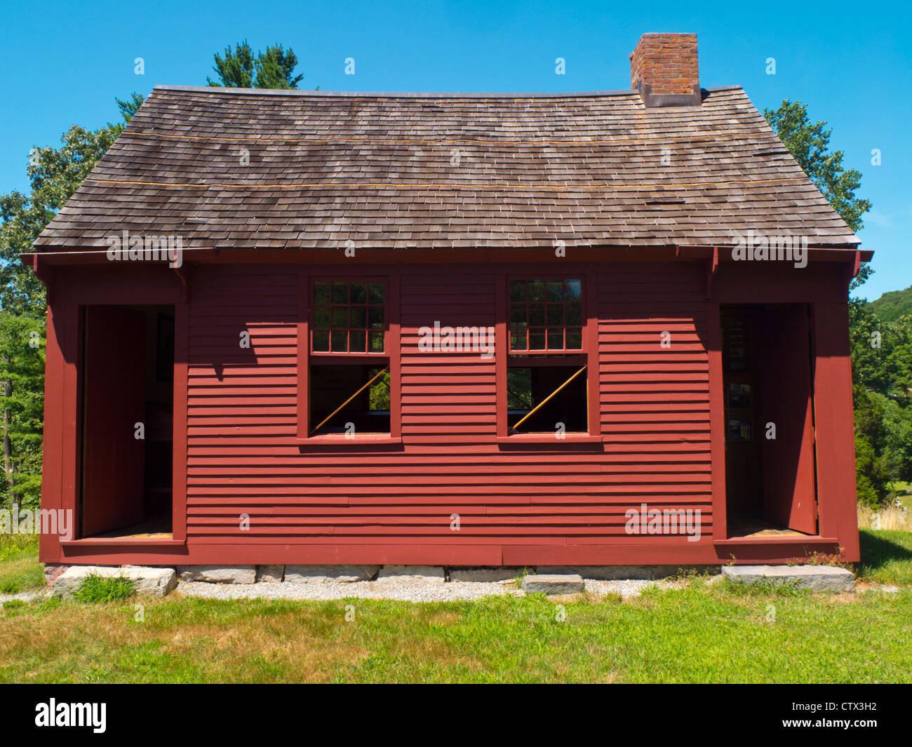 Nathan Hale school house in East Haddam CT Stock Photo Alamy