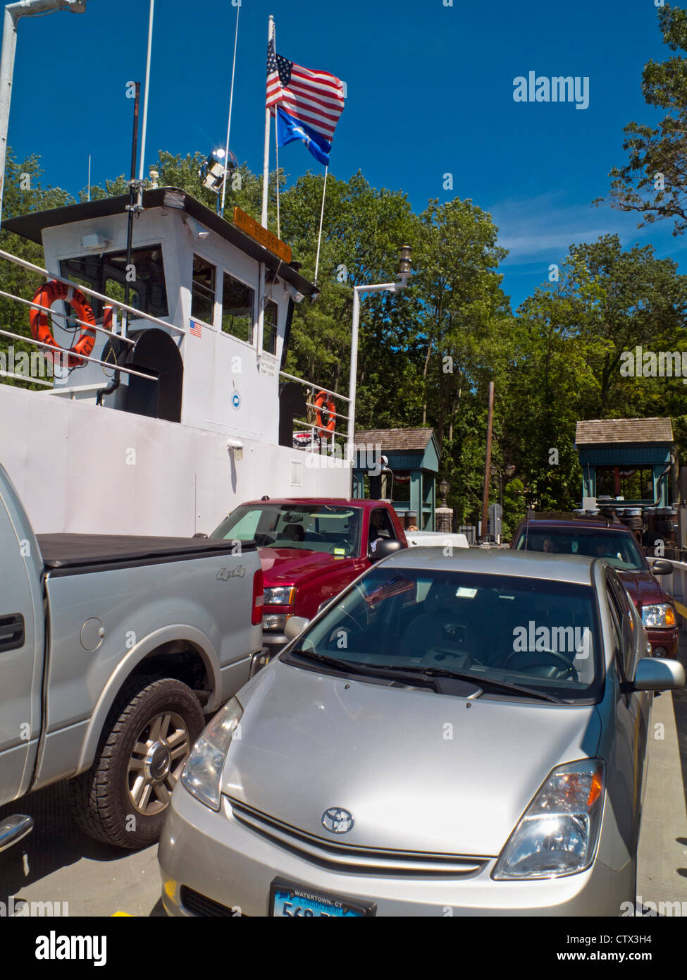 Chester Hadlyme ferry in CT Stock Photo Alamy