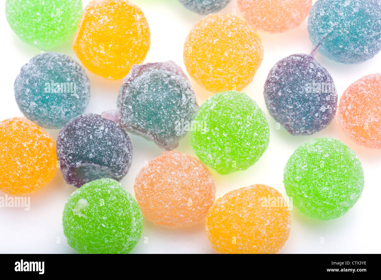 Fruit flavored gum drops background Stock Photo Alamy